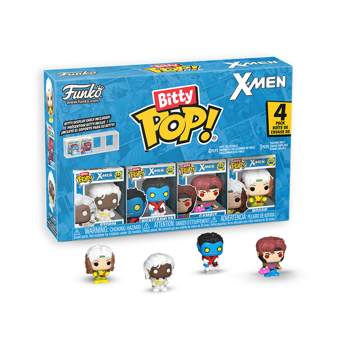 Funko Bitty POP!: Marvel - X-Men Characters 4 Pack vinyl Figure