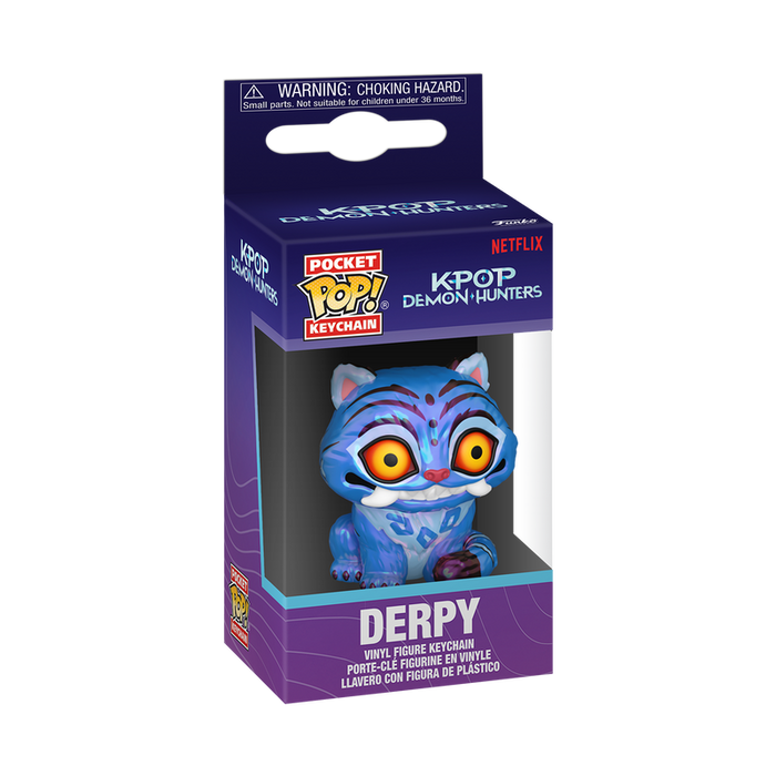 Funko POP! Keychain: Animation KPop Demon Hunters - Derpy Vinyl Figure