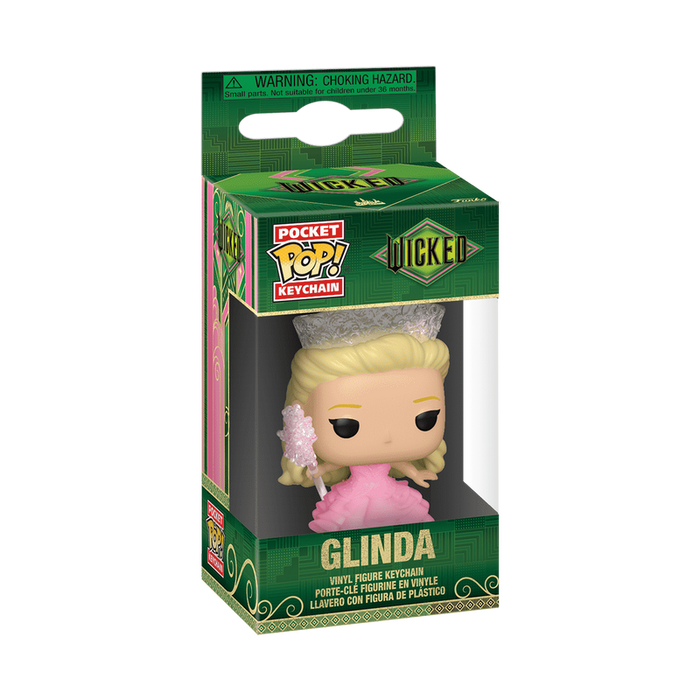 Funko Pop! Keychain Movies Wicked - Glinda in Bubble Gown Vinyl Figure - Kryptonite Character Store