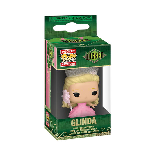 Funko Pop! Keychain Movies Wicked - Glinda in Bubble Gown Vinyl Figure - Kryptonite Character Store