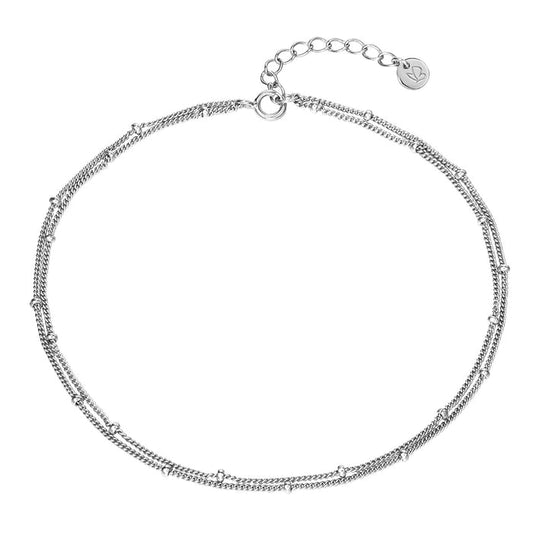 Fußkette silber