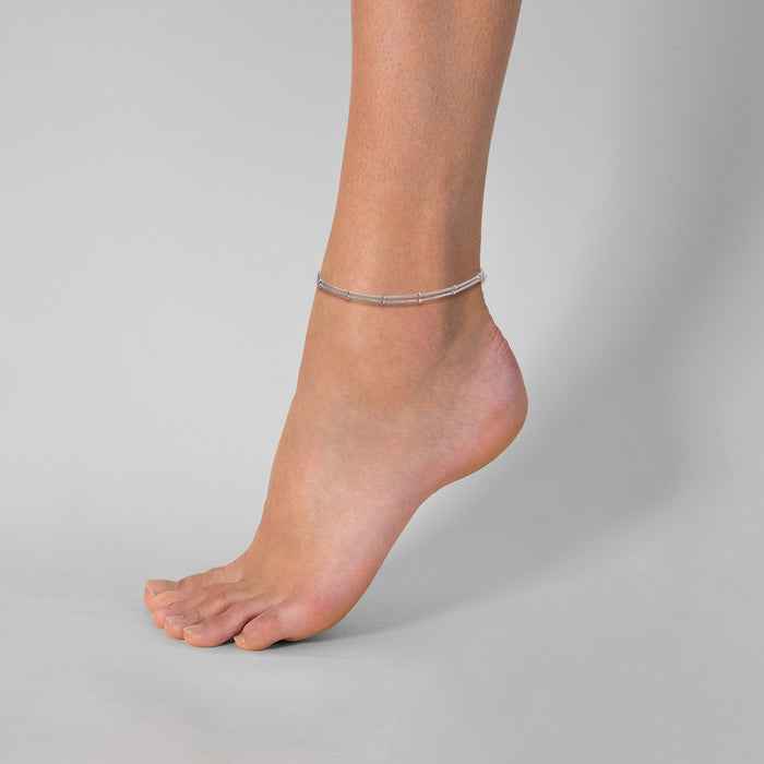 Fußkette silber