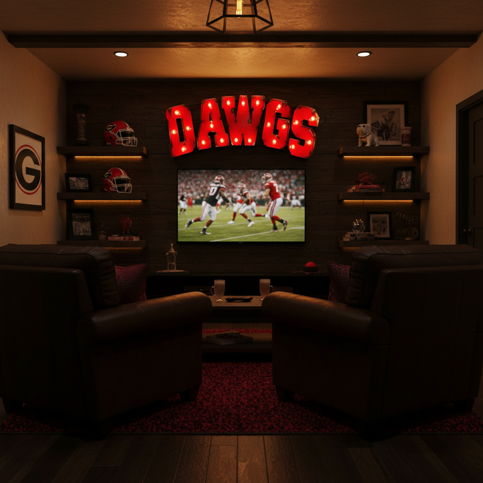 Georgia Dawgs Man Cave Lifestyle