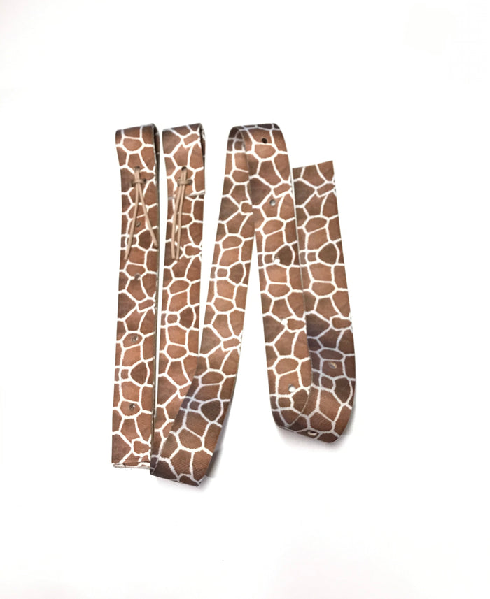 Giraffe cinch strap set - Tiffanys Braided Tack LLC