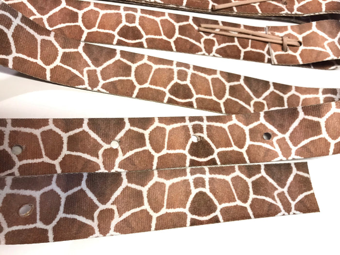 Giraffe cinch strap set - Tiffanys Braided Tack LLC