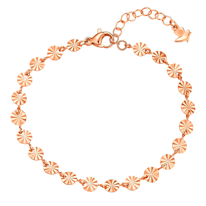 Gliederarmband roségold