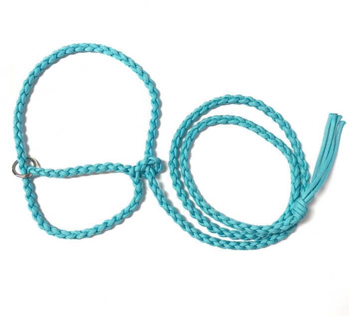 goat adjustable halter and lead, sheep, alpaca, small cow, etc. - Tiffanys Braided Tack LLC