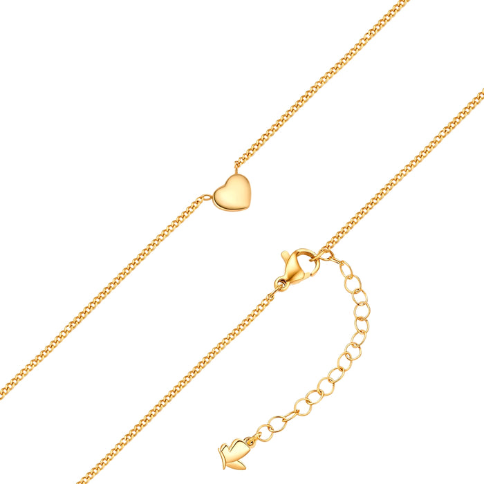 Goldene Herz-Kette