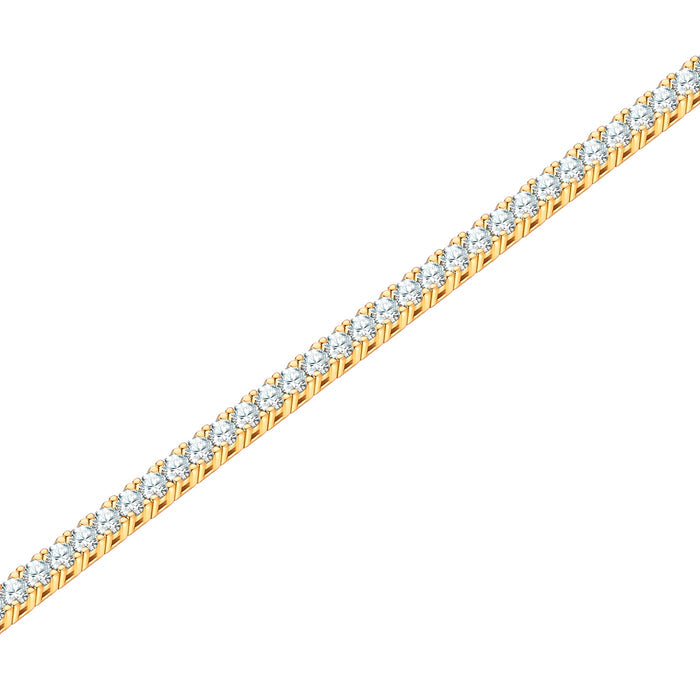 Goldenes Tennis-Armband 2,5 mm