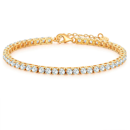 Goldenes Tennis-Armband 3,1 mm