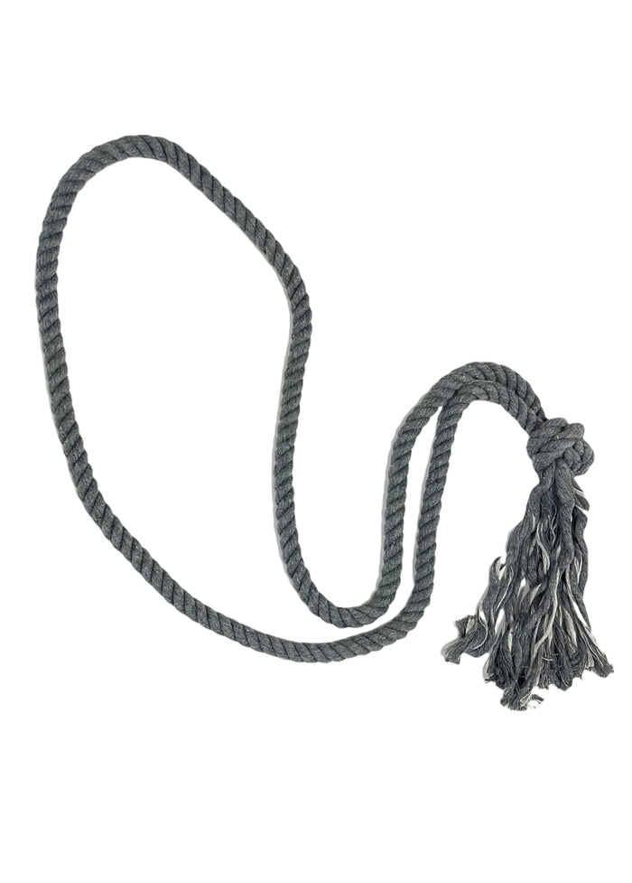 Grey cotton Neck Rope - Tiffanys Braided Tack LLC