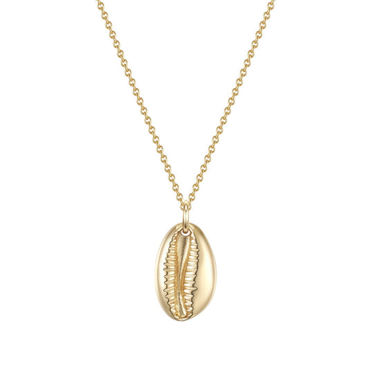Halskette Muschel gold