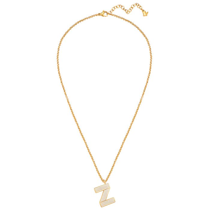 Halskette White Letters Z gold