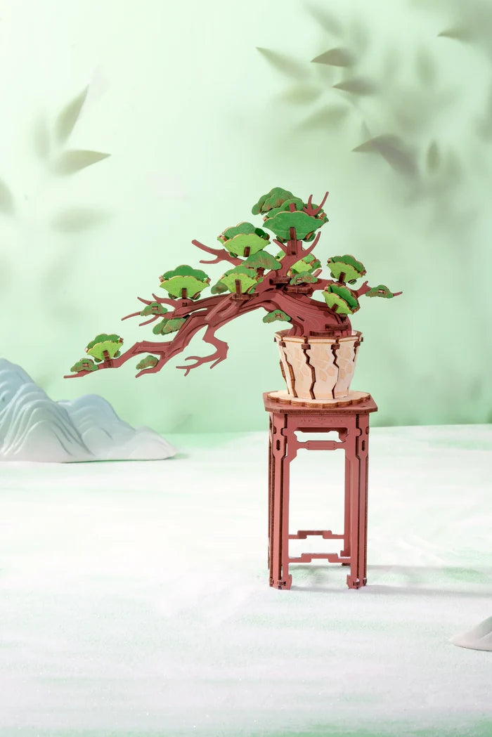 Hands Craft Evergreen Pine Bonsai - 3D Wooden Puzzle