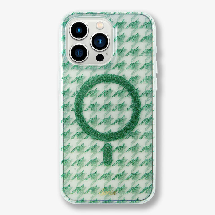 Happily Houndstooth MagSafe® Compatible iPhone Case