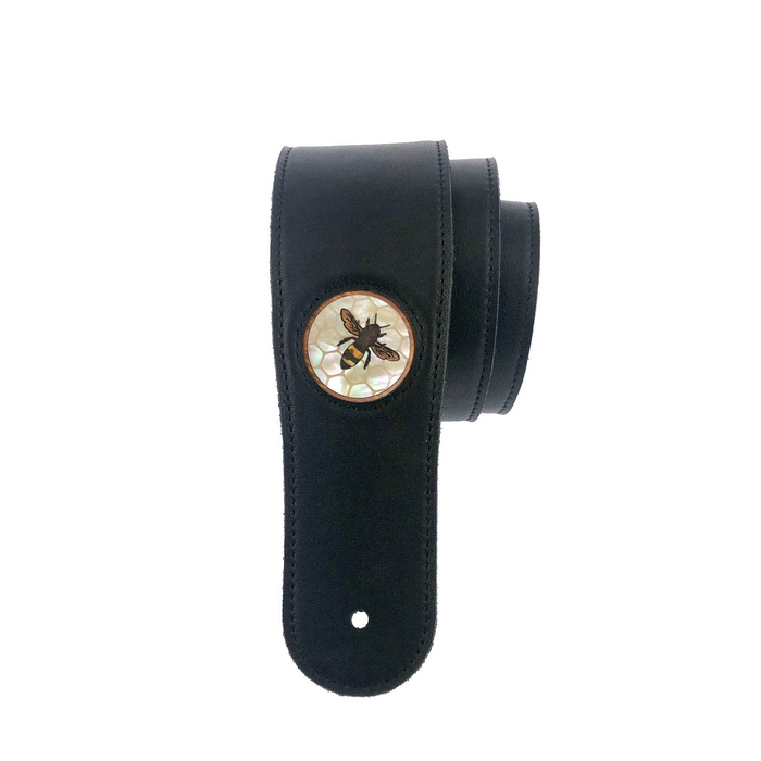 Thalia Hawaiian Koa Save the Bees Pearl | Italian Leather Strap