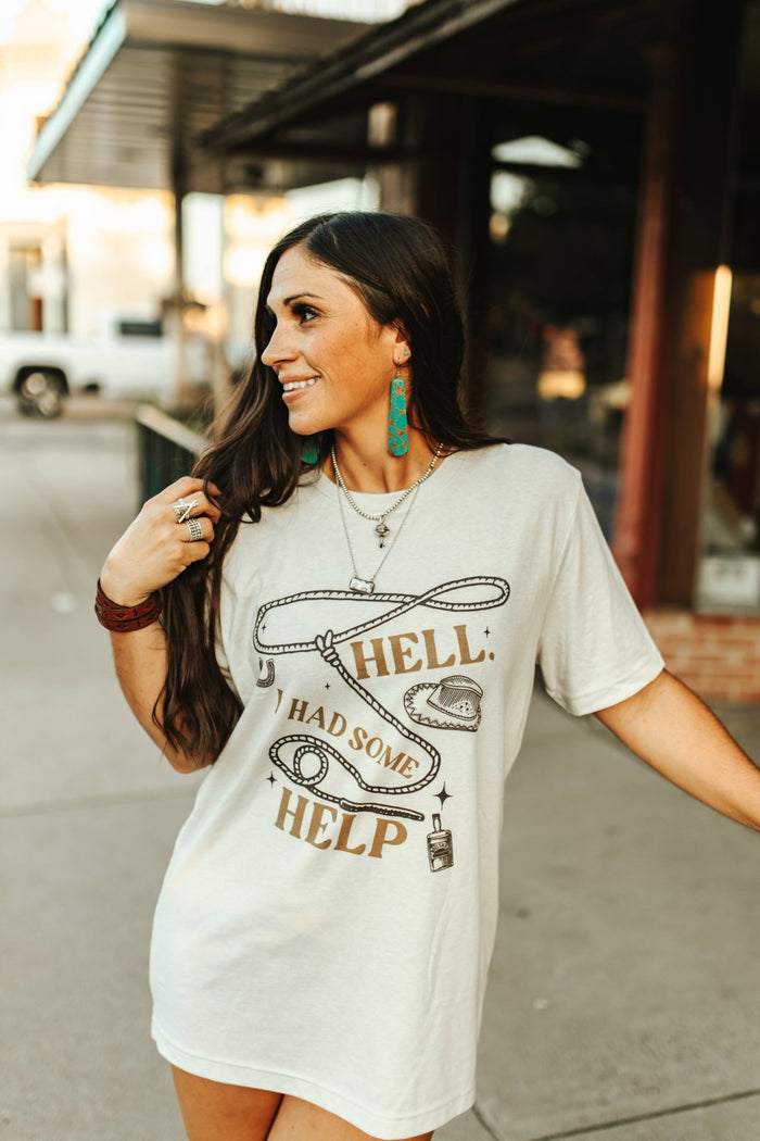Hell I Had Some Help Graphic TeeCementS
