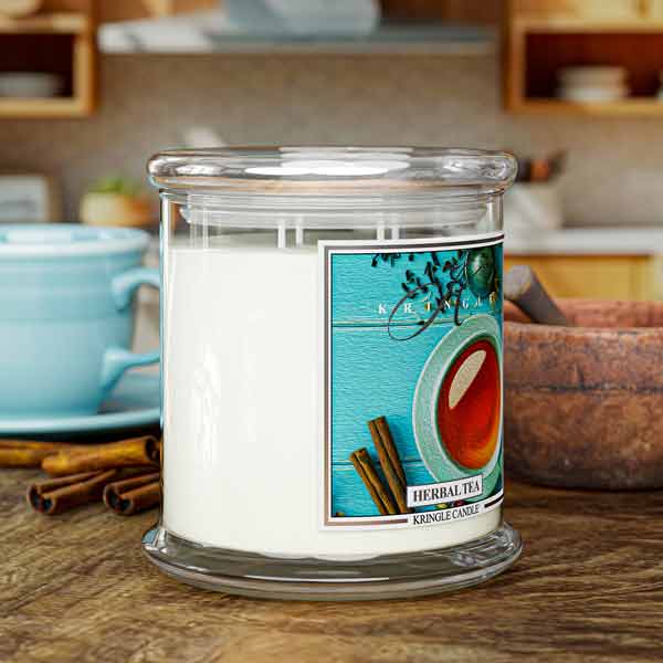 Kringle Candle Herbal Tea Scented 4-wick candle