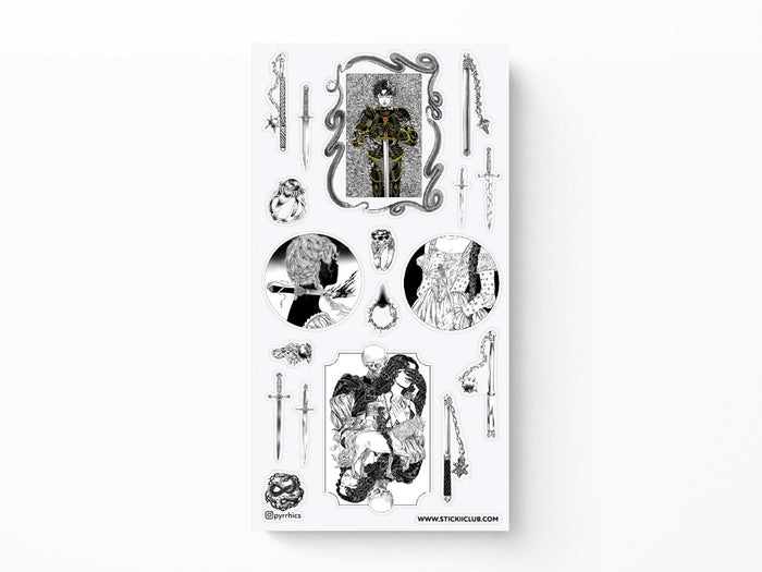 Heroic Heart Sticker Sheet