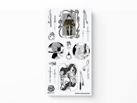 Heroic Heart Sticker Sheet