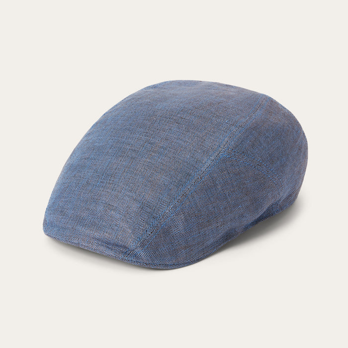 Blue Herringbone