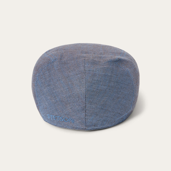 Blue Herringbone