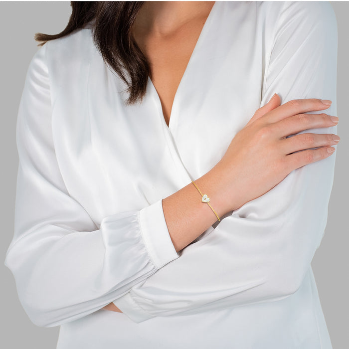 Herz Armband gold