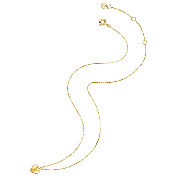 Herz Kette in gold