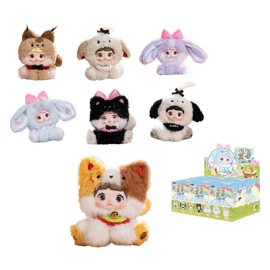 Hitoy Nommi Sitting Zoo - Series Vinyl Plush Doll Keychain 1 Single Blind Box