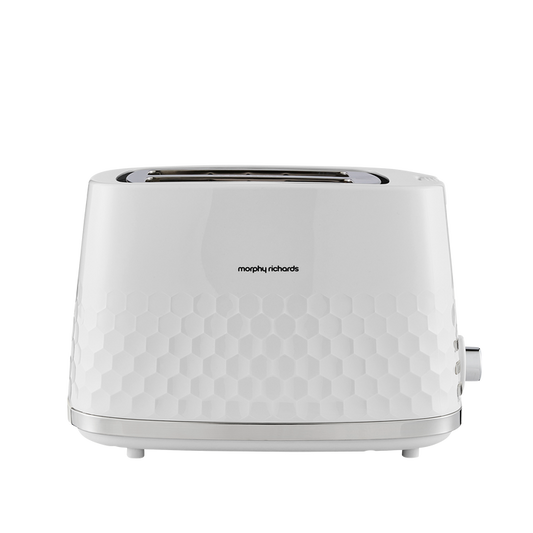 Hive White 2-Slice Toaster