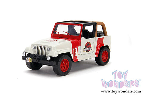 Hollywood Rides: Jurassic World - Jeep® Wrangler Diecast Jada Toys Figure