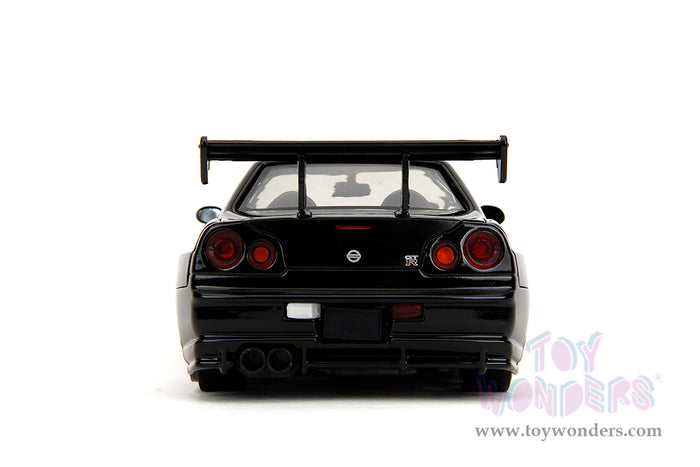 Hollywood Rides: Nissan Skyline GT-R (34) RHD Godzilla vs. Destoroyah Diecast Jada Toys Figure