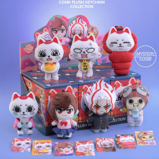 Hot Toys Dan Da Dan - Cosbi Series Vinyl Plush Keychain 1Pc Blind Box