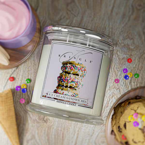 Ice Cream Sandwiches Scented 4-wick Candle