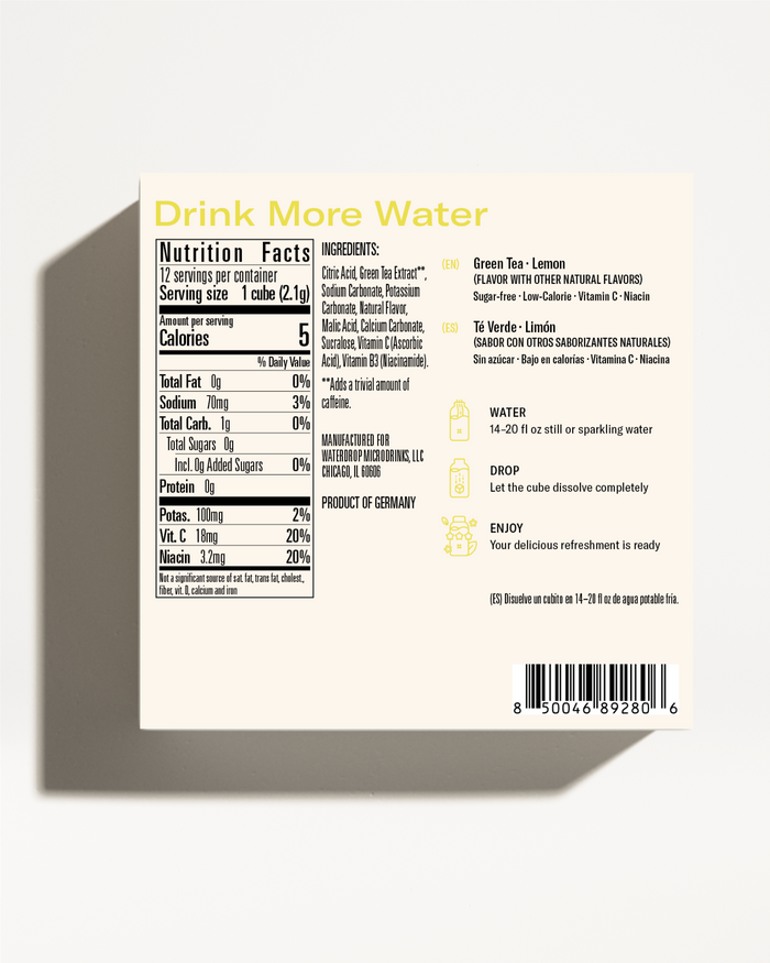 Microdrink ICED TEA LEMON: Order now | waterdrop®