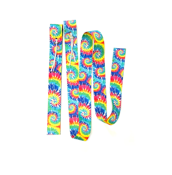 Cinch Strap Set Tie dye. - Tiffanys Braided Tack LLC