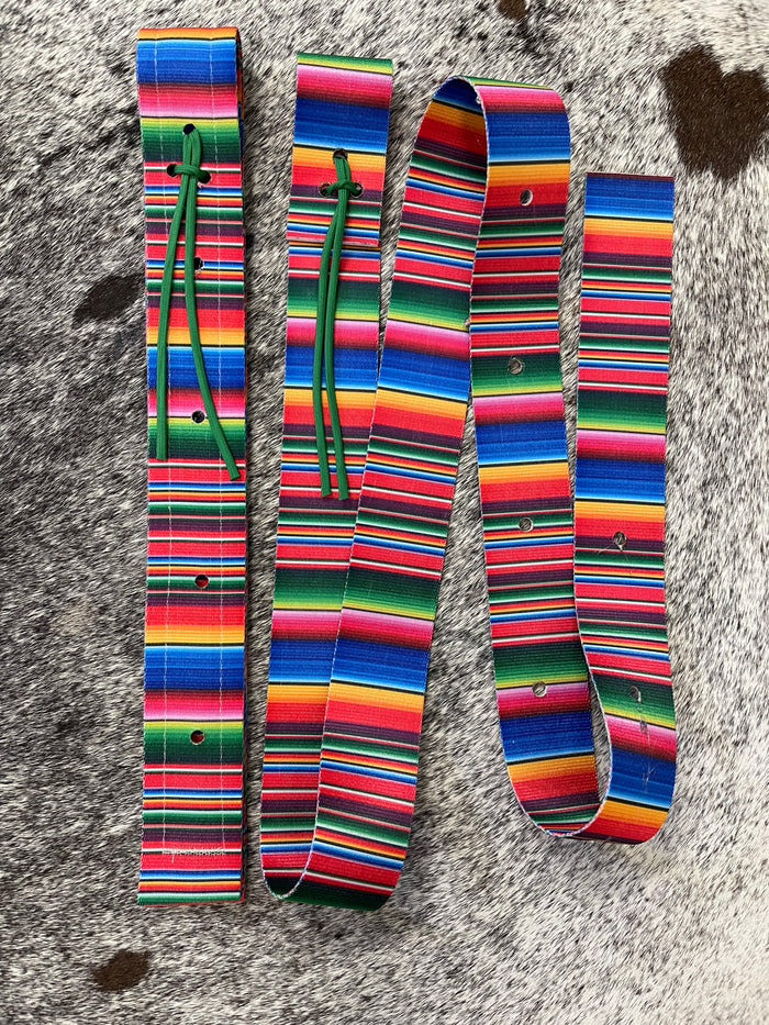 Cinch Strap Set Serape - Tiffanys Braided Tack LLC