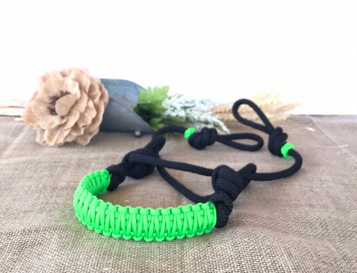 Indian Bosal  bitless wide double braided attachment small pony to draft horse size - Tiffanys Braided Tack LLC