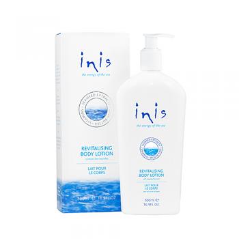 Bottle of Inis Revitalising Body Lotion