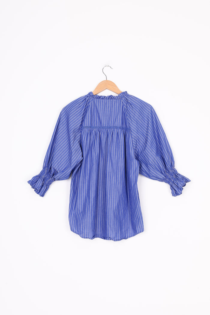 Ivy + Jack Womens Blue Shirt Size 12