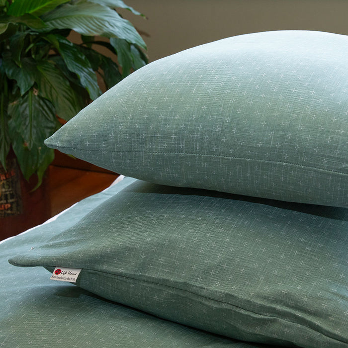 J-Life Asagi Green Zabuton Floor Pillow