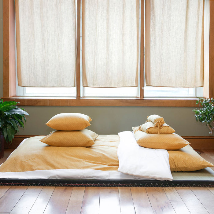 J-Life Kin Gold Zabuton Floor Pillow