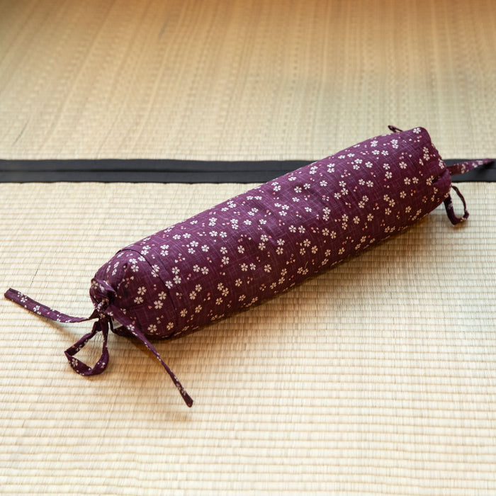 J-Life Sakura Purple Buckwheat Hull Pillow - COVER ONLY
