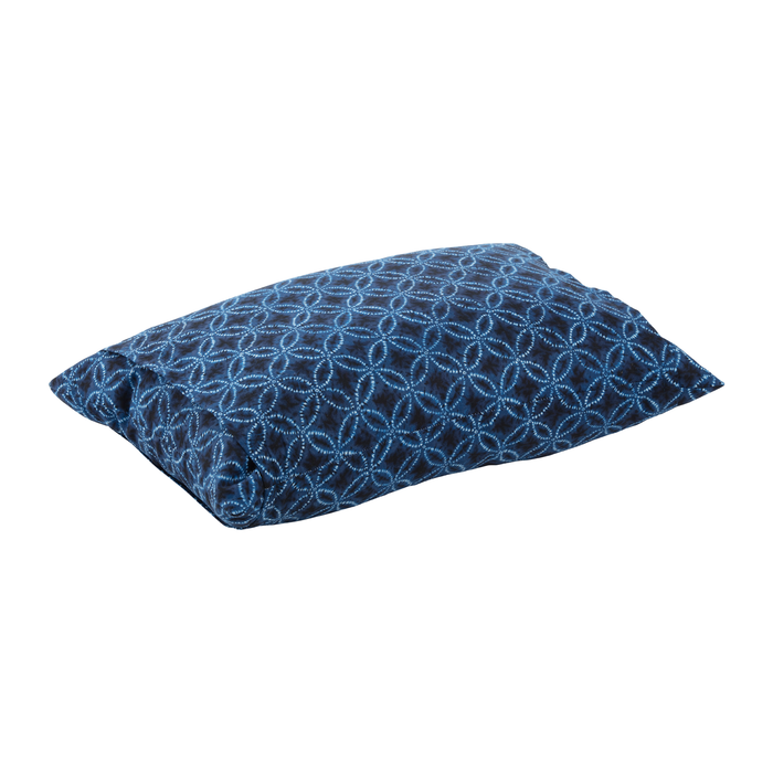 J-Life Taidai Navy Buckwheat Hull Pillow_Pillows & Shams