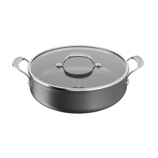 Jamie Oliver by Tefal Cooks Classic Induction Non-Stick Hard Anodised All-In-One Pan 30cm + Lid