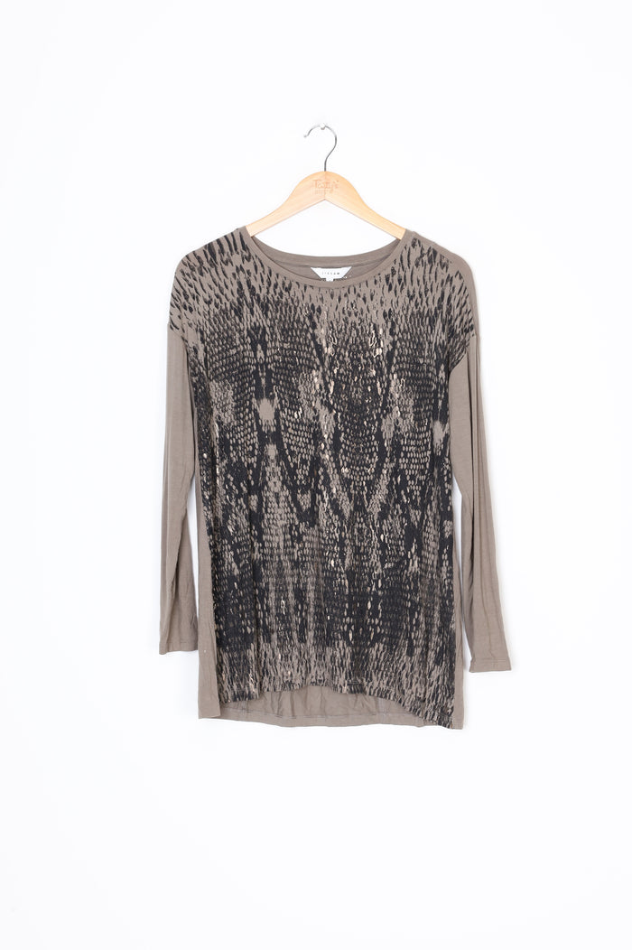 Jigsaw Womens Green T-shirt Size S