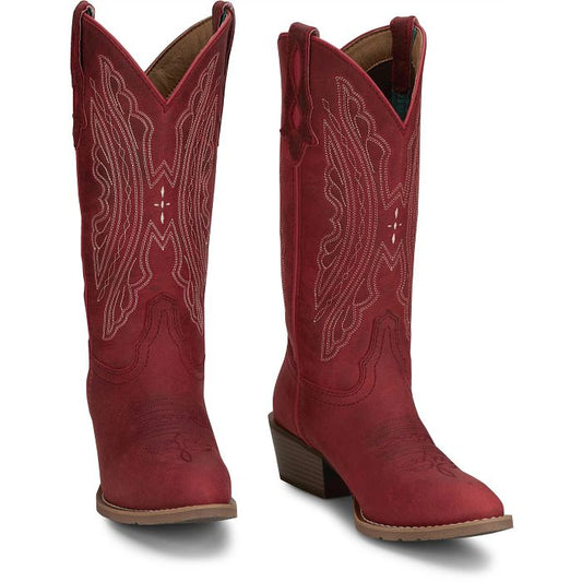 Justin Renie Red Western Boots - Sz 7