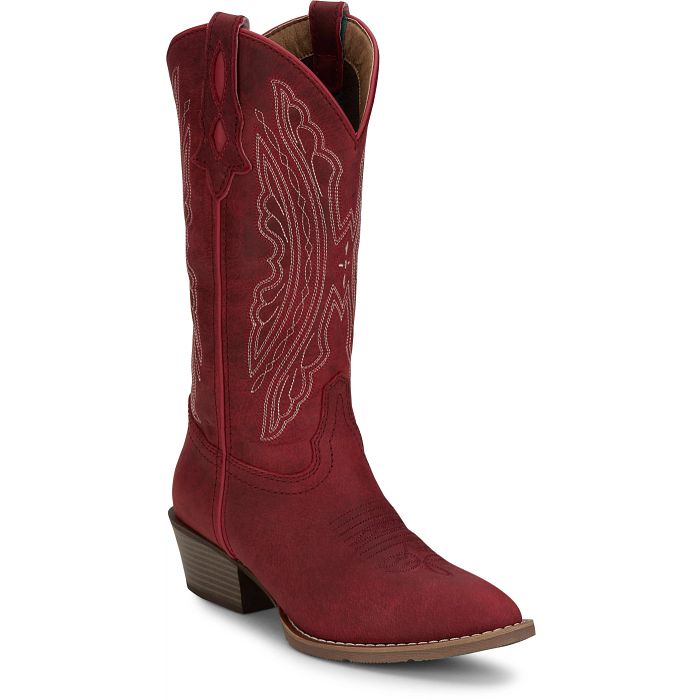 Justin Renie Red Western Boots - Sz 7