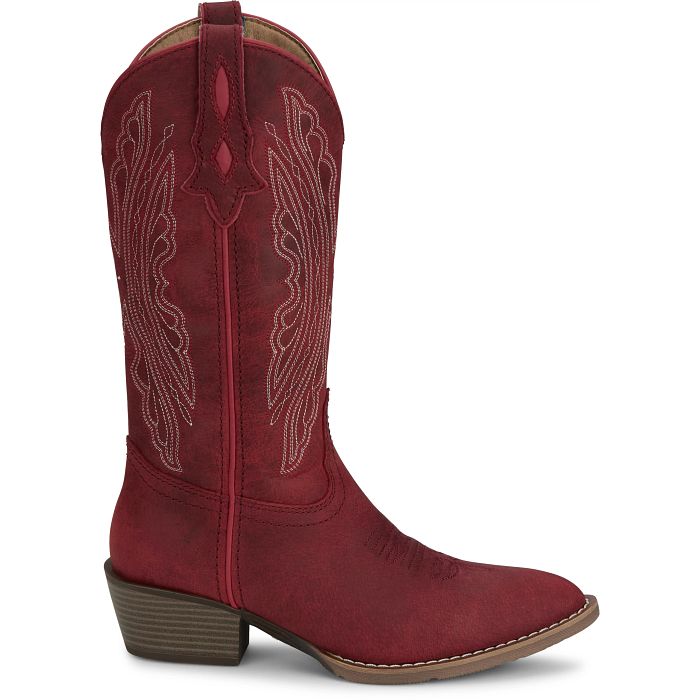 Justin Renie Red Western Boots - Sz 7