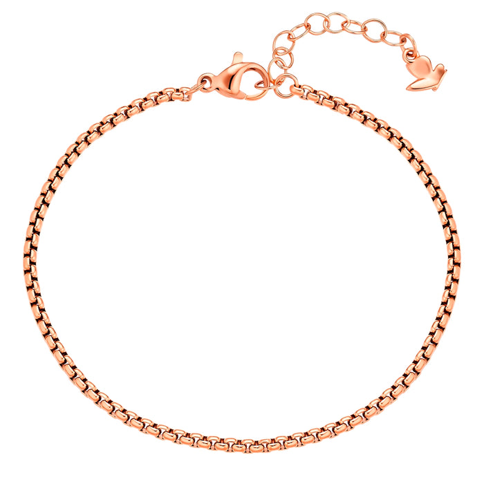Kastenarmband roségold